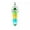 #2, variant on Rainbow Glass Hexagon Bead Point Healing Pendant Crystal Amulet Color Gradient-1PC-#5