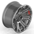 thumbnail image 4 of 20" 4PLAY Wheel fits GM-Ford-Lincoln-Nissan-Toyota - 4P70 Brushed Gunmetal Rim 20x10, 4 of 5