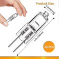 thumbnail image 5 of 20 Pcs G4 Halogen Bulbs,20w 12v Halogen Light Bulbs 2 Pin Clear Lamp Bulb,for Cooker Lighting,signa, 5 of 5