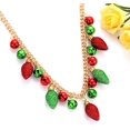 thumbnail image 4 of Collares de Navidad para mujeres y niñas X-Mas Jingle Bell bombillas collar grueso, 4 of 5