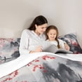 thumbnail image 5 of Manfei Cherry Blossoms Full Size Comforter Sets 3-Piece for Boys Girls,Pink Sakura Bedding Comforter Set,Japanese Style Lightweight Bedding Sets,Luxury Bedroom Decor, 5 of 8