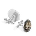 thumbnail image 3 of Cat Elegant Men's Cufflinks for Formal Attire, Crafted in Stainless Steel for Sophisticated Look, for Business Meetings and Special Occasions, 3 of 6