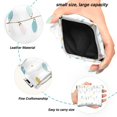 thumbnail image 2 of PU Leather Coin Purse Wallet Compact Water-Resistant Card Cases Money Organizers Minimalist Christmas Lights Pattern, 2 of 7