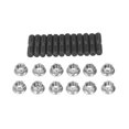 thumbnail image 4 of Engine Exhaust Stud, High Strength Rustproof 24pcs Exhaust Manifold Stud Nut Kit Anti Deformation Metal Alloy For Cummins 3.9 5.9 6.7L ANGGREK Otros, 4 of 8