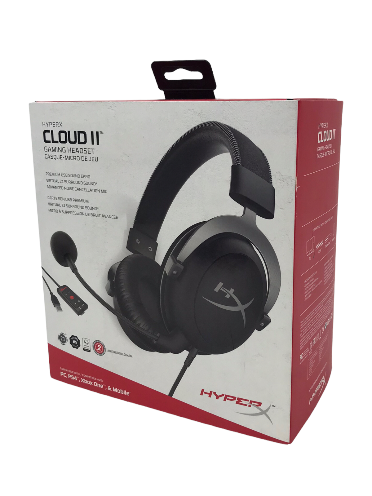HyperX Cloud II Model: KHX-HSCP-GM Wired Gaming Headset - Black #MP5678 ...