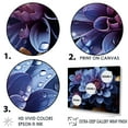 thumbnail image 3 of Designart "Midnight Indigo Elegance Of Mums" Mums Floater Framed Canvas Prints, 3 of 5