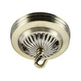 thumbnail image 2 of Aspen Creative 21514-21 Traditional Fixture Canopy Kit, 5" Diameter with Hook, 7/16" Center Hole, Antique Brass, 1 Sets/Pack, 2 of 5