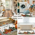 thumbnail image 6 of Fall Kitchen Rugs Sets of 3 Pumpkin Kitchen Mats for Floor Checkered Fall Kitchen Rugs Non Slip Washable Fall Carpet Rugs for Kitchen Floor Thanksgiving Decor, 6 of 6