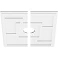 thumbnail image 6 of 36"OD x 3"ID x 12 1/2"C x 1"P Knox Architectural Grade PVC Contemporary Ceiling Medallion, Two Piece, 6 of 7