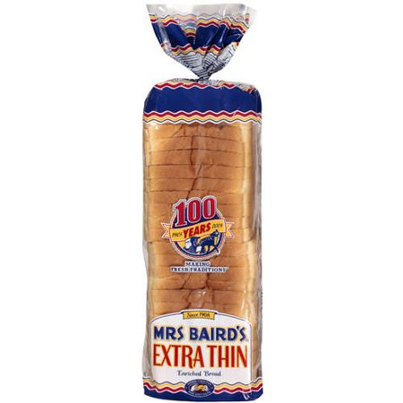 baird mrs enriched thin bread oz extra
