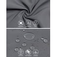 thumbnail image 6 of Little Donkey Andy Men’s Lightweight Breathable Running Golf Windbreaker Jacket Full Zip Windproof Water-resistant UPF50+ grey XXL, 6 of 7