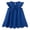 Blue, variant on Ulanda Girls Sleeveless Bowknot Dress Scalloped Hem Casual Dresses 2026 Fashion Summer Twirl Dress for Toddler Kids (Dark Green, 18-24 Months)