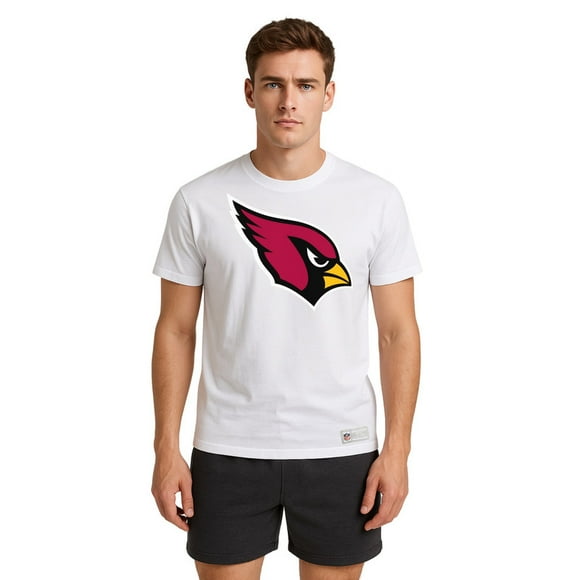 NFL Playera Aficionado Básica Arizona Cardinals Blanco para Hombre, Talla Extra Grande