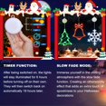 thumbnail image 4 of Christmas Window Decorations, 3 Pack Jingle Bell, Christmas Tree, Snowflake Christmas Window Lights With Suction Cup, Timer Function & Slow Fade Mode Battery Operated Indoor Lights For Christmas, 4 of 5