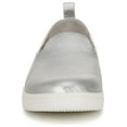 thumbnail image 3 of Vionic Women's Uptown Willa Slip-On Sneaker Silver Leather 6W, 3 of 5