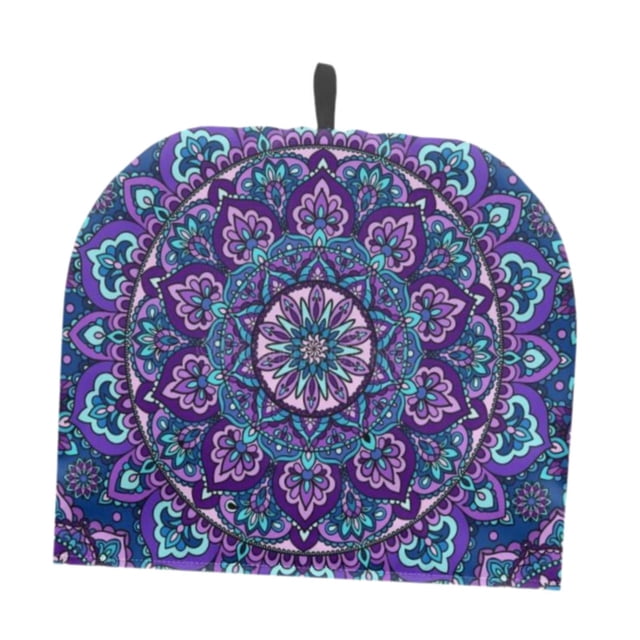 Funda para tetera, funda para tetera, regalo, decoración, creativa y ligera. Púrpura