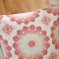 thumbnail image 2 of Home Soft Things Delia Printed 2 Piece Throw Pillow Cover Set - 26" x 26" - Red Clay, 2 of 3
