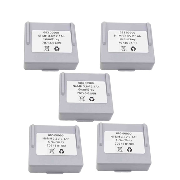 5PCS 3.6V 2100mAh 2.1Ah Battery 68300900 for HETRONIC Remote Control Rechargeable Ni-MH Battery