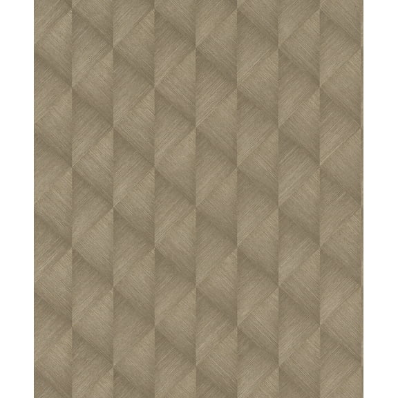 Advantage Miro Brown Geo Wallpaper