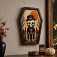thumbnail image 5 of Dalxymotic Halloween Picture Frame, Wooden Frame Wall Art Decoration, Spooky Seasonal Art Decoration, Fall Decor, Halloween Decorations Indoor Outdoor for Wall, Home, Mantel, Shelf, 5 of 6