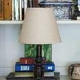 thumbnail image 2 of DUOSONG Slant Empire Hardback Lampshade With Bulb Clip, Heather Gray Linen Lighting Lighting & Lamps, 2 of 4