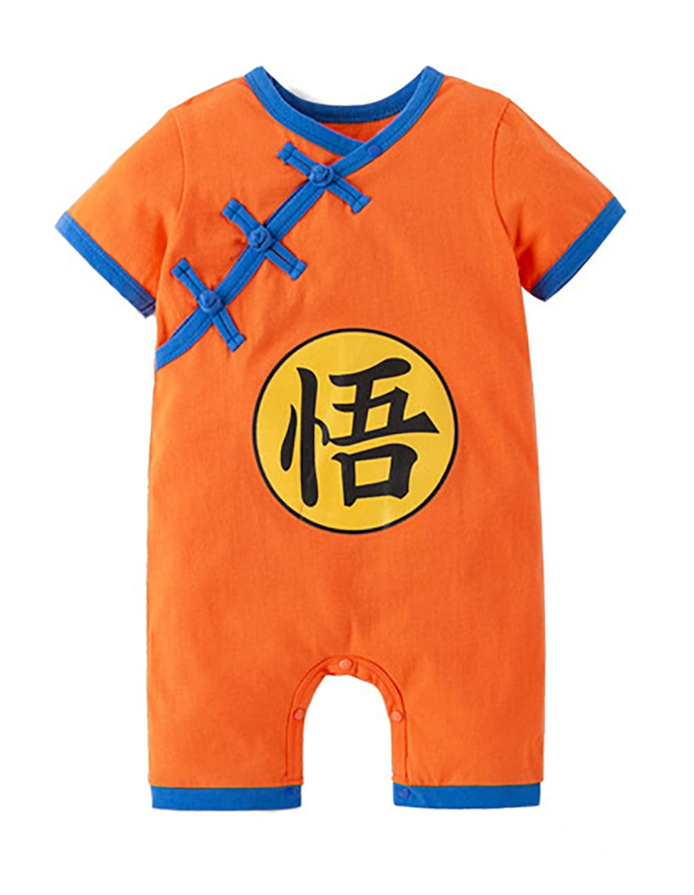 Stylesilove Baby Toddler Boys Anime Cartoon Short Sleeve Cotton Romper  Asian Inspired Jumpsuit Halloween Onesie Outfit (Goku Orange, 12 Months) -  Walmart.Com