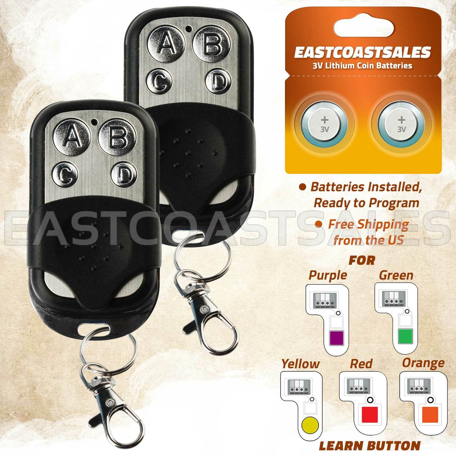 For Chamberlain Liftmaster Garage Door Opener Remote 891LM 893LM Keychain 