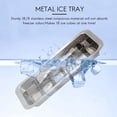 thumbnail image 4 of PENGXIANG Lever-Style Ice Tray  2 in 1 Stainless Steel Ice Making Mold and Ice Cracker, 4 of 8