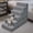 Gray 30" H, variant on Steps for High Beds 30-32" H, 6-Step Stairs for Small Dogs, 33D Pet Steps for High Bed Climbing, Non-Slip Balanced Pet Stair Ramps for Bed Indoor, Grey
