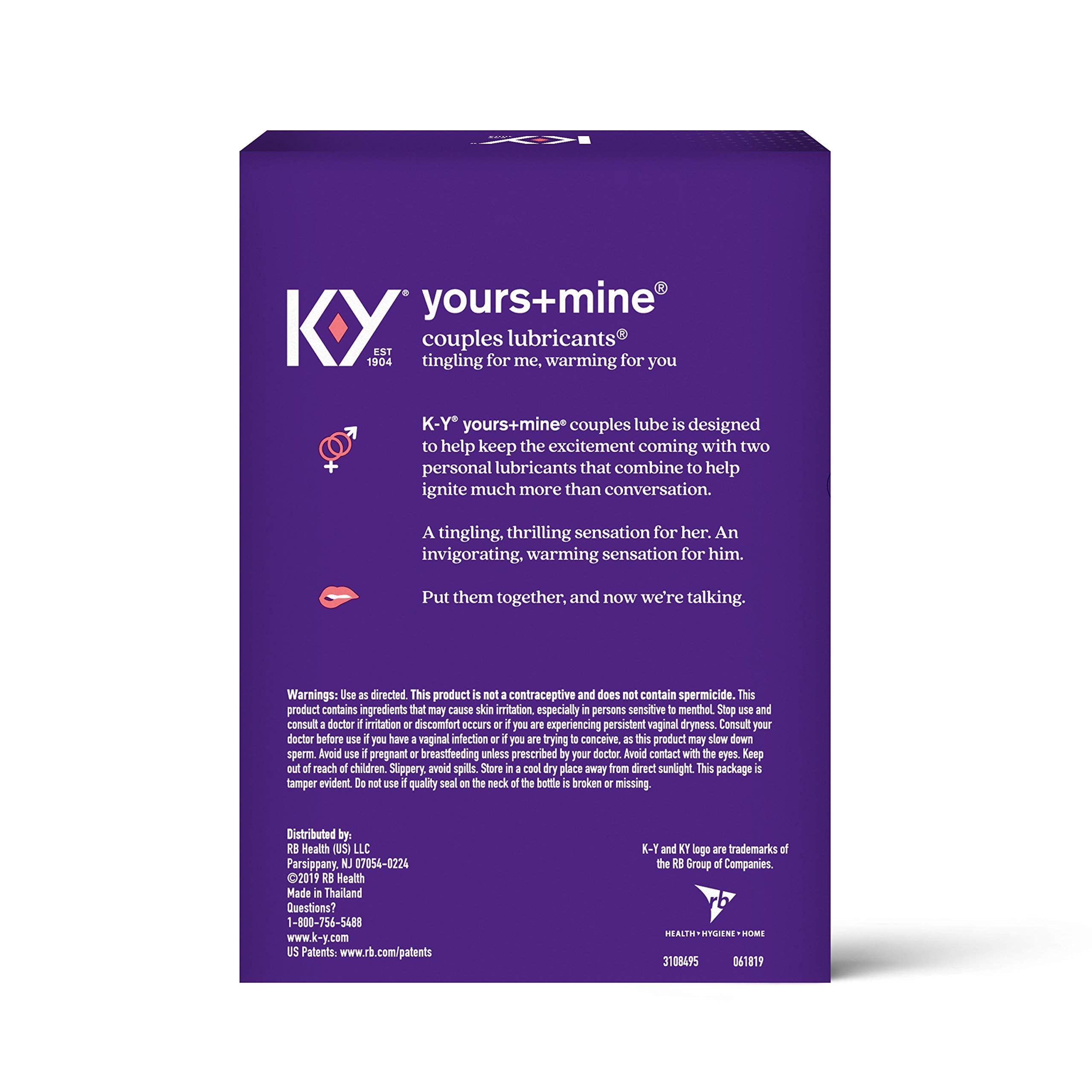 K-Y Yours & Mine Couples Lubricant, 3 fl oz, Togo | Ubuy K-Y Yours & Mine Couples Lubricant, 3 fl oz, Togo | Ubuy