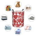 thumbnail image 6 of Goofa Hearts Printed Circular Hamper,Laundry Basket with Handles,Storage Baskets Foldable,Large Capacity Laundry Hamper-Medium, 6 of 8