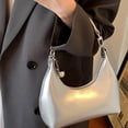 thumbnail image 5 of Womens Bag Fashion Shoulder Bag PU Leather Underarm Bag Simple Armpit Bag Aesthetic Handbags Shopping Dating Bag, 5 of 9