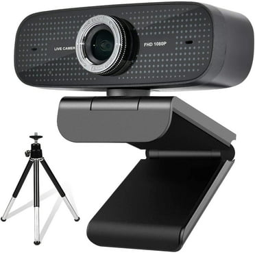 Webcam with Microphone,1080P Full HD Web Cam,USB Web Camera 