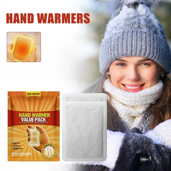 4pcs Disposable Hand Warmers, 2-Pack Portable Heating Pads for Winter, Instant Heat Air-Activated Warmers for Outdoor Activities