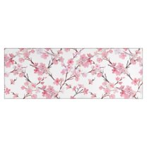 Pioneer Flower Floral Print Pattern Kitchen Rug Mat,Kitchen Runner Rugs Non Skid Washable,Decorative Kitchen Floor Mats for Kitchen,Sink,Laundry,17"X47"