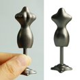thumbnail image 4 of kusrkot Support de Présentation en Alliage pour Robe de Poupée, Support de Modèle de Mannequin Gris, 4 of 9