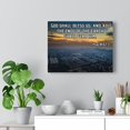 thumbnail image 5 of Bible Verse Canvas God Shall Bless Us Psalm 67:7 Christian Home Décor Wall Art Scripture Ready to Hang Faith Print, 5 of 7