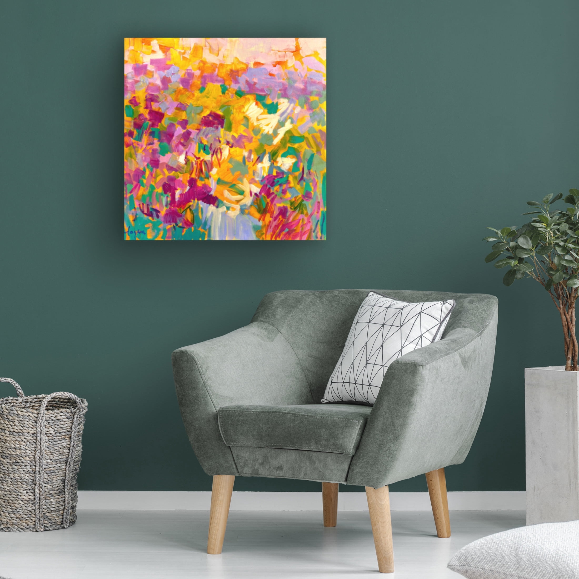 Canvas Wall Art - Dorothy Fagan 'Soaringspirit' Wall Art for Living Room, Bedroom, or Office Décor by Trademark Fine Art - 24 x 24 Inches