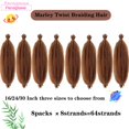 thumbnail image 5 of Extensiones de pestañas KOLYBEL, pestañas fáciles de abanico, 0,07 de grosor, rizo D, 17 mm, longitud única, extensión de pestañas con floración automática, pestañas con volumen, pestañas autoventilad, 5 of 5
