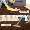 thumbnail image 5 of Lochas Soft Modern Area Rugs Fluffy Living Room Carpets for Children Bedroom Home Decor Nursery Rug,9'x12',Coffee, 5 of 6