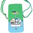 thumbnail image 2 of Handy Faux Leather Protective Vertical Wallet Carrying Case Purse bag with Shoulder Strap fits up to 6", 6.25" XL sized phones (or up to 7in x 4.25in), 2 of 4