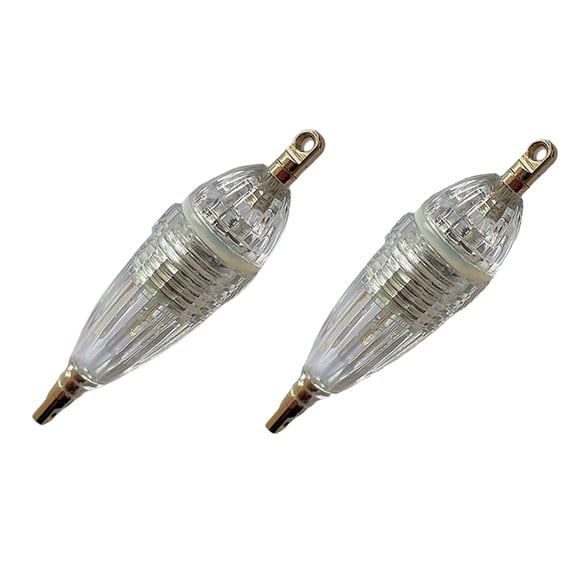 Soidarity 2 uds., lámpara atractiva para peces, lámparas compactas ópticas, alto brillo, aumento de la tasa de pesca, luz subacuática, Pescar Blanco