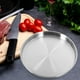 thumbnail image 3 of Plato redondo de acero inoxidable, plato de cena de Metal, plato de Camping, plato de carne, 3 of 6