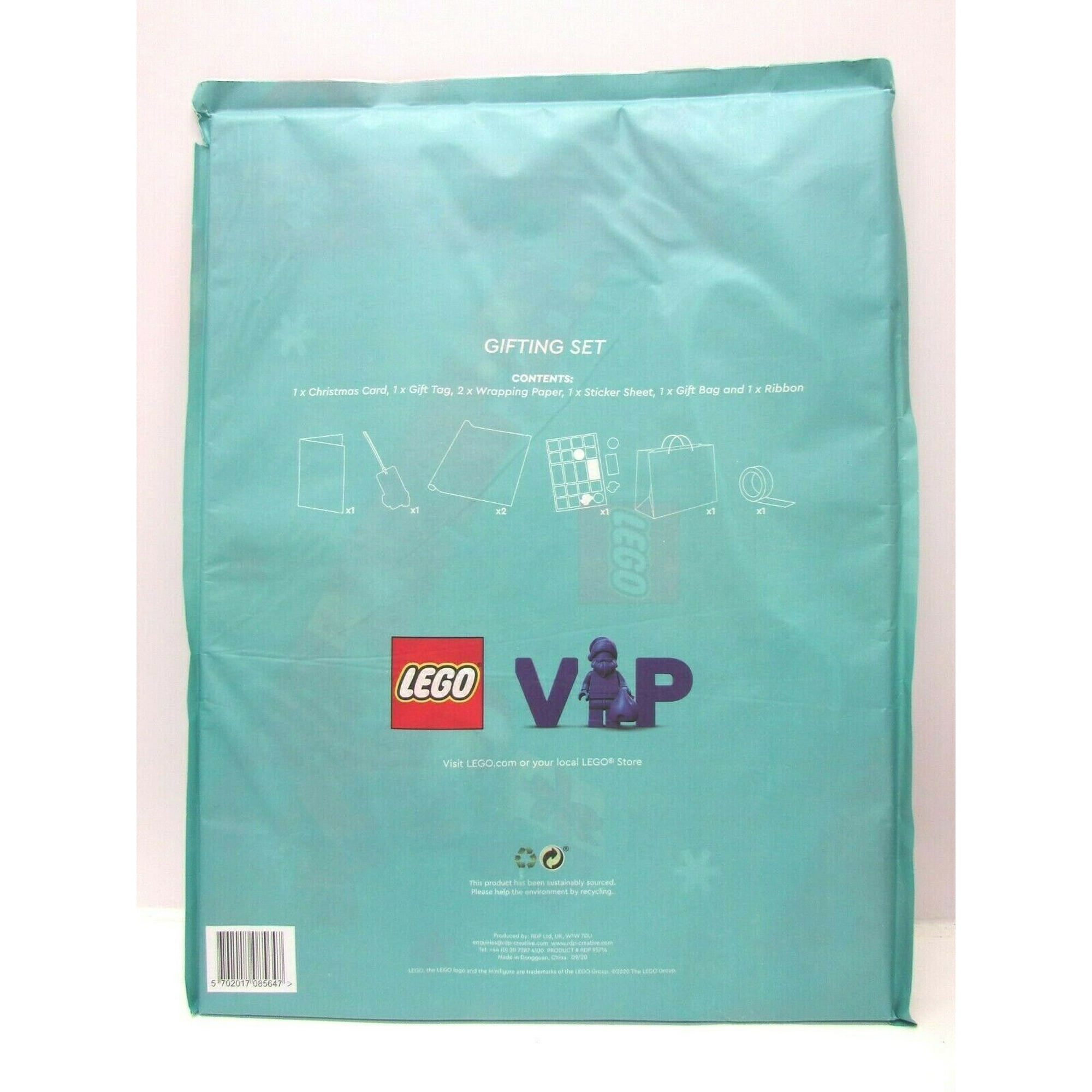 LEGO Holiday Gift Set 2020 VIP Exclusive Wrapping Paper LEGO 5006482 Ages 6 Walmart