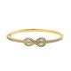 thumbnail image 1 of JeenMata Pulsera de Cadena con Diseño de Infinito con Baño de Oro Amarillo - Bisutería - Accesorios para Mujer, 1 of 6