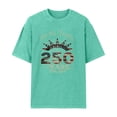 thumbnail image 3 of Mens Shirts USA 250th Anniversary Shirt for Men, 250 Anniversary Printed Short Sleeve T-Shirt American Flag Printed Patriotic Tee, 4th of July CrewNeck Short Sleeve Patriotic Men Tops Green M, 3 of 5