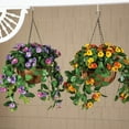 thumbnail image 4 of Fully Assembeld Pansy Hanging Basket by OakRidge™, 4 of 5