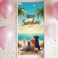 thumbnail image 6 of Beach Theme Summer Banner Pet Design Hello Sunshine Decorative Print for Beach Party Outdoor Event Home Decor, 6 of 8