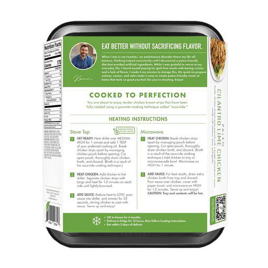 Kevin's Natural Foods Cilantro Lime Chicken, Full Size Refrigerated Entree, 16 oz