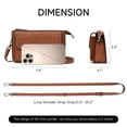 thumbnail image 6 of FALAN MULE Small Crossbody Bags for Women Vegan Leather Cell Phone Purse with Adjustable Strap, 6 of 6